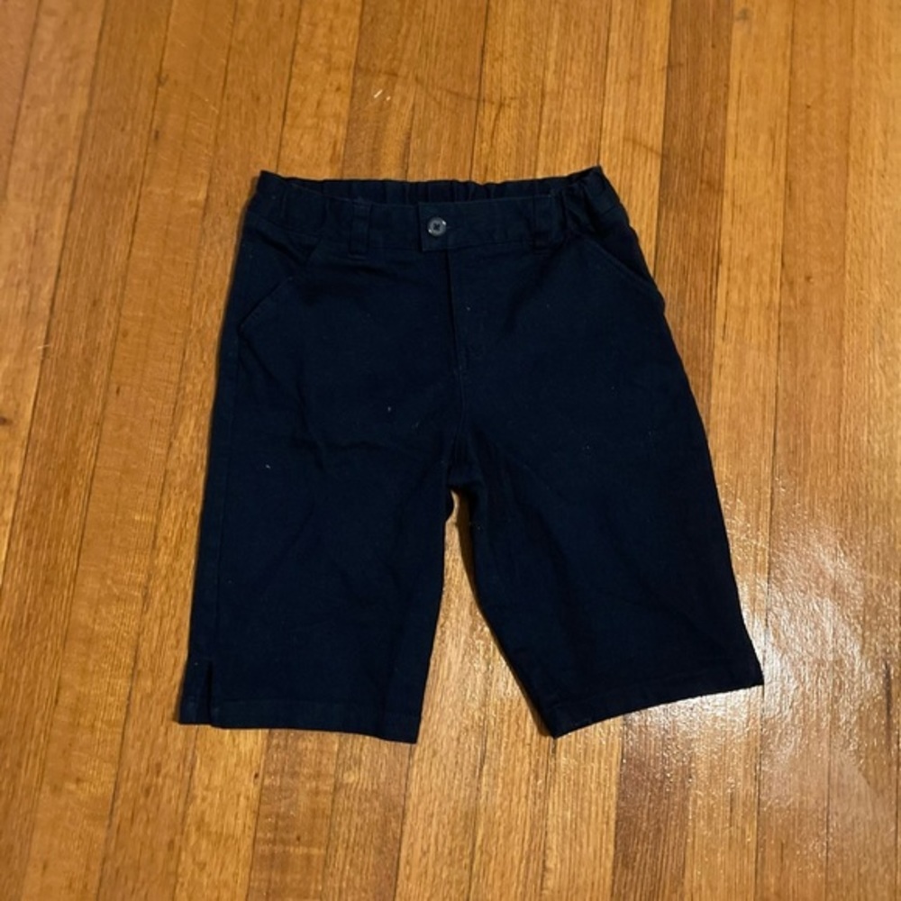 Navy blue uniform shorts